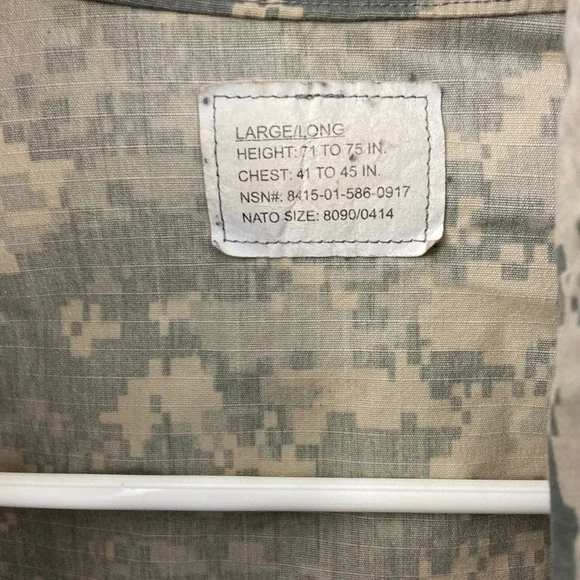 Army Military Digital Camouflage Large Combat Coat - Picture 3 of 13